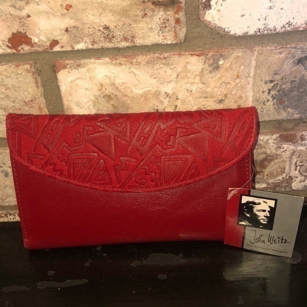 Red vintage, Never-before-used John Weitz …